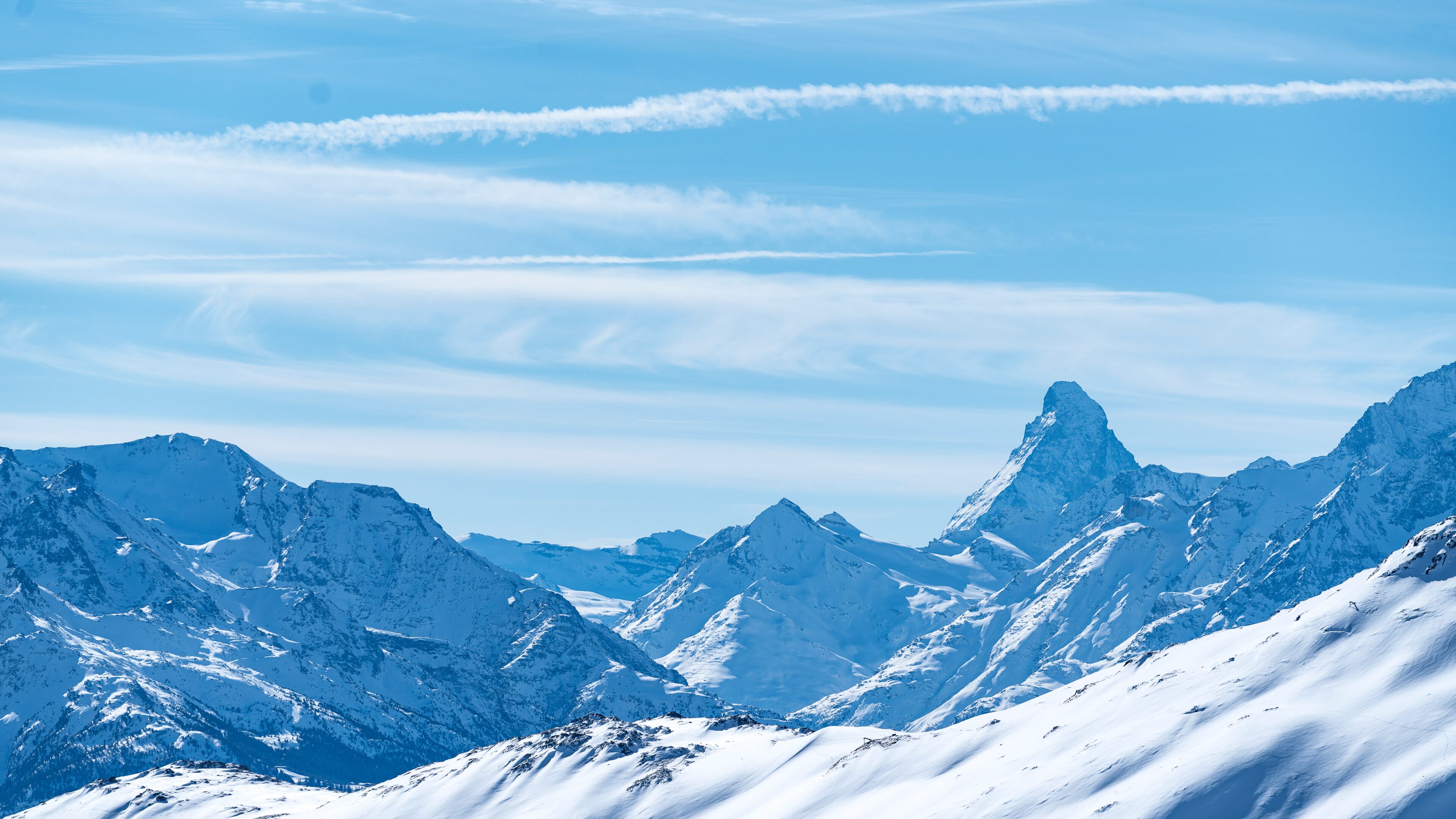 freeride skien, matterhorn