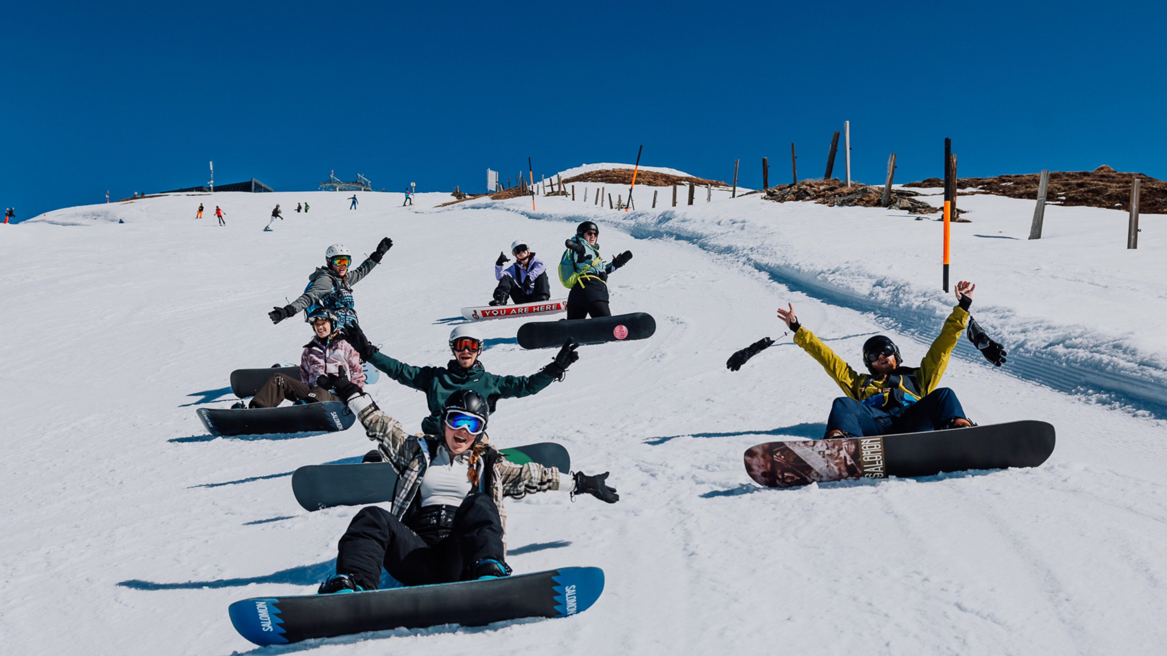 samen snowboarden